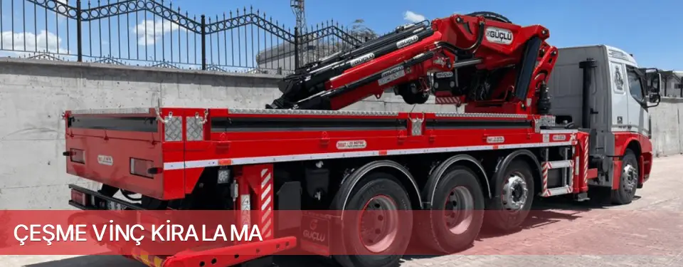 Çeşme İlçemi Vinç Kiralama